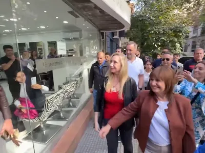 Mal momento de Patricia en la campaña porteña