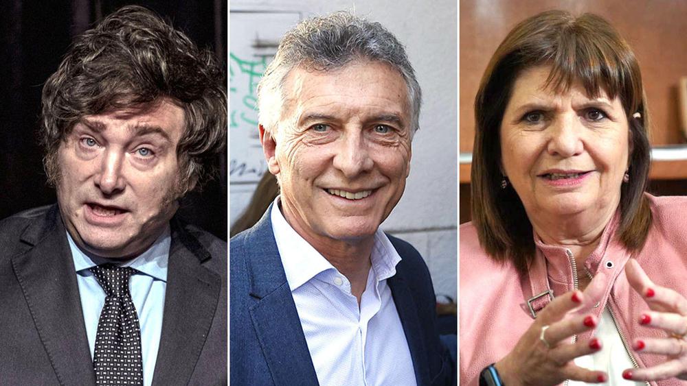 MILEI-MACRI-BULLRICH-COLAGE
