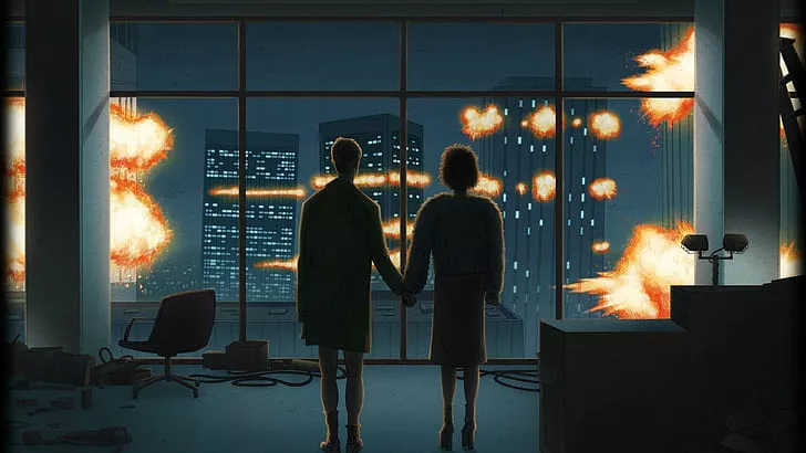 holding-hands-artwork-movies-fight-club-explosion-wallpaper-preview
